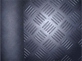 均勻條紋防滑絕緣膠墊，