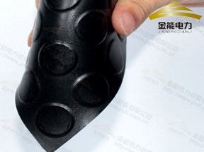 圓凸點防滑絕緣橡膠墊，